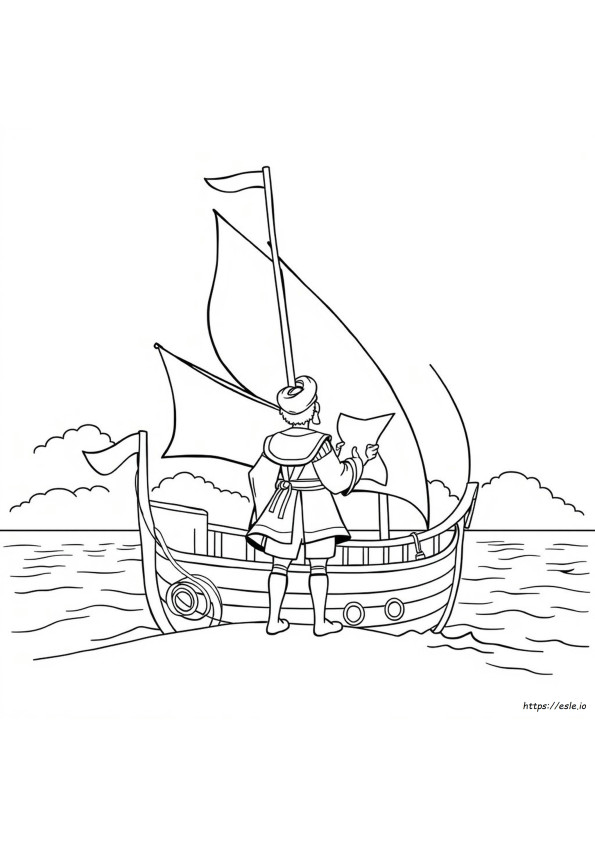 Columbus Day Coloring