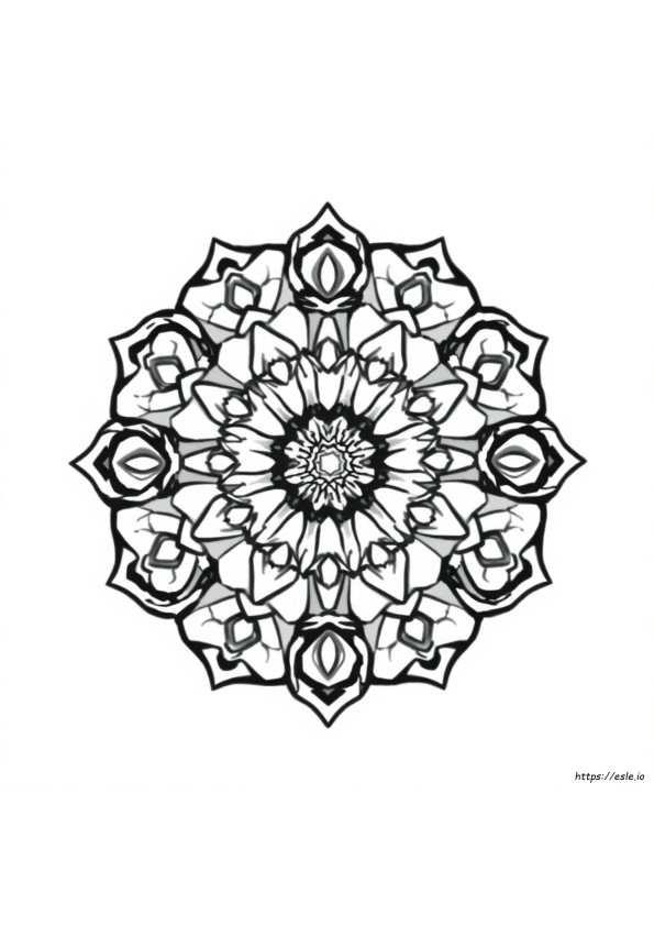 Kaleidoscope Coloring Pages For Adults
