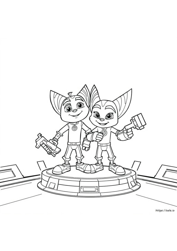 Ratchet Und Clank Ausmalbilder
