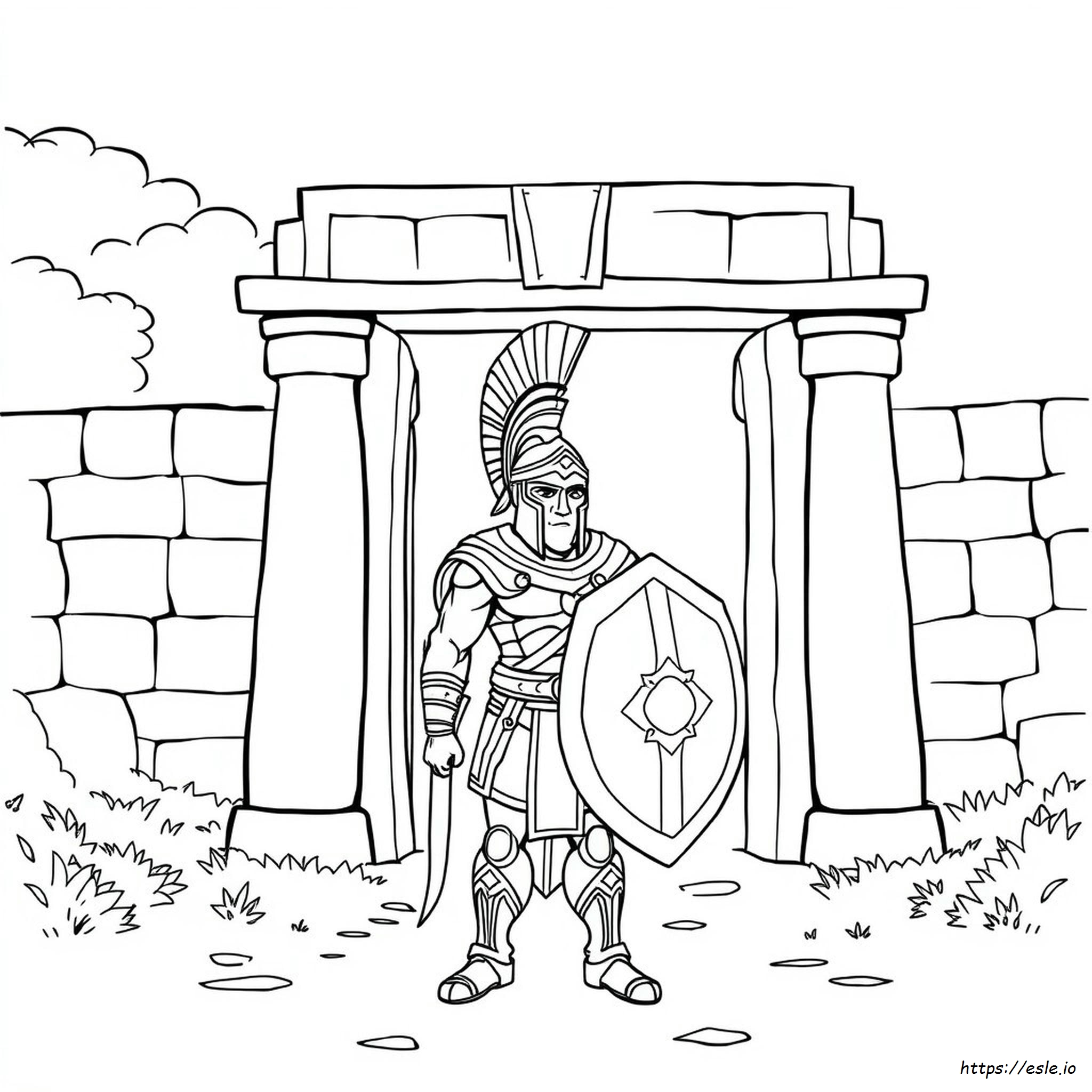 Spartan Coloring Pages