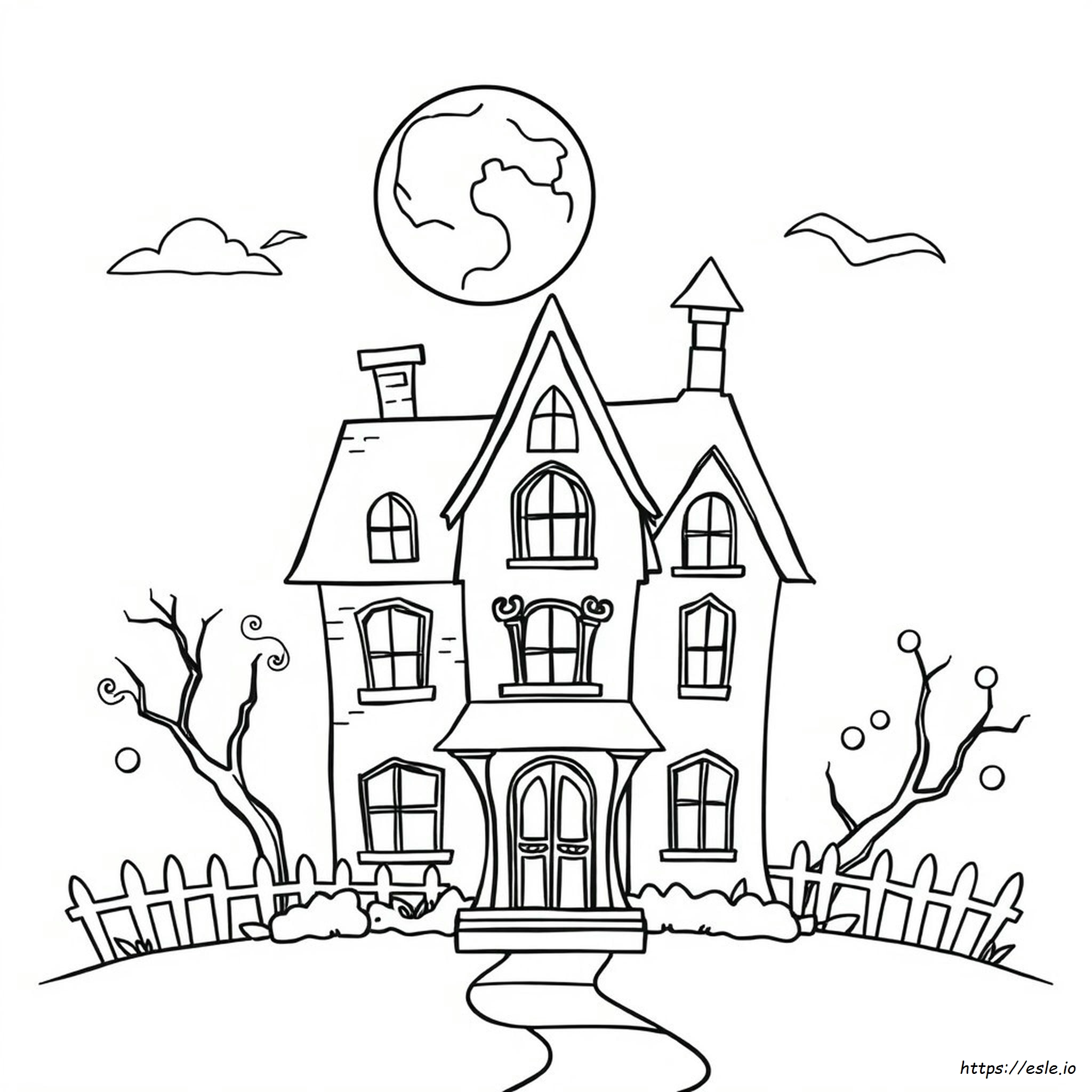 Anak-Anak Rumah Berhantu Gambar Mewarnai