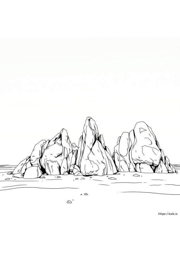 Desenhos De Rocha Para Colorir Grátis