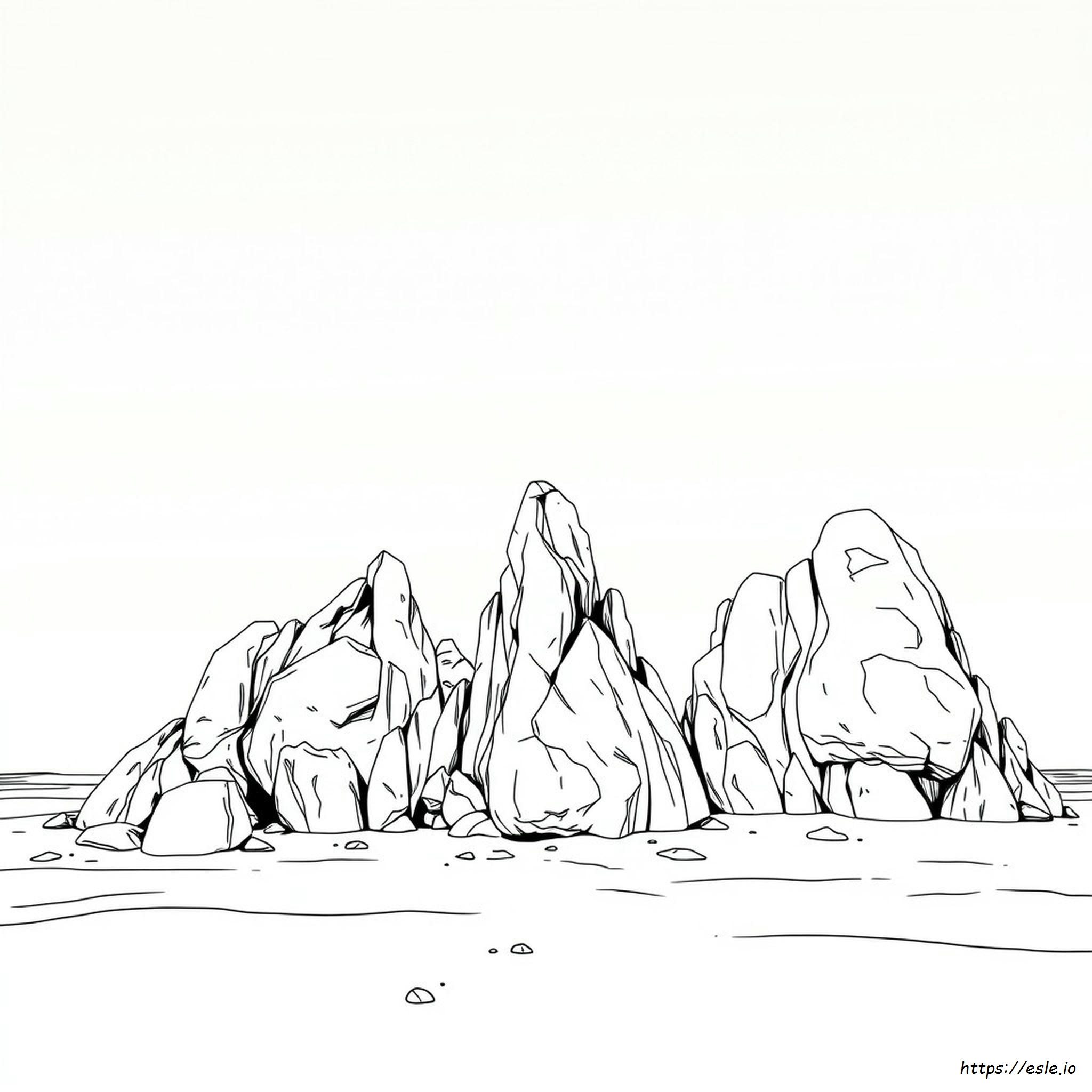 Rock Coloring Pages Free