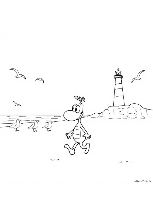 Marvin Gambar Mewarnai