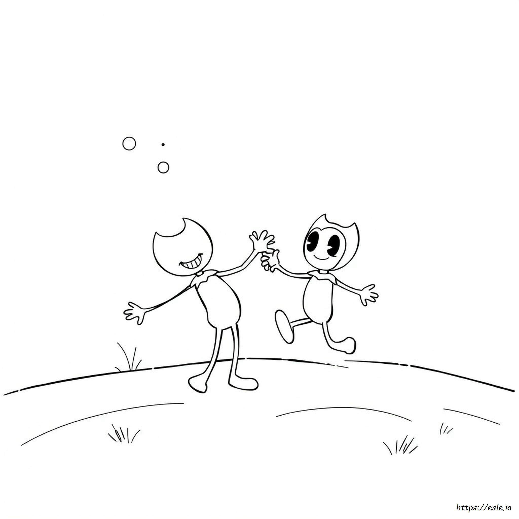 Ink Bendy Coloring Pages