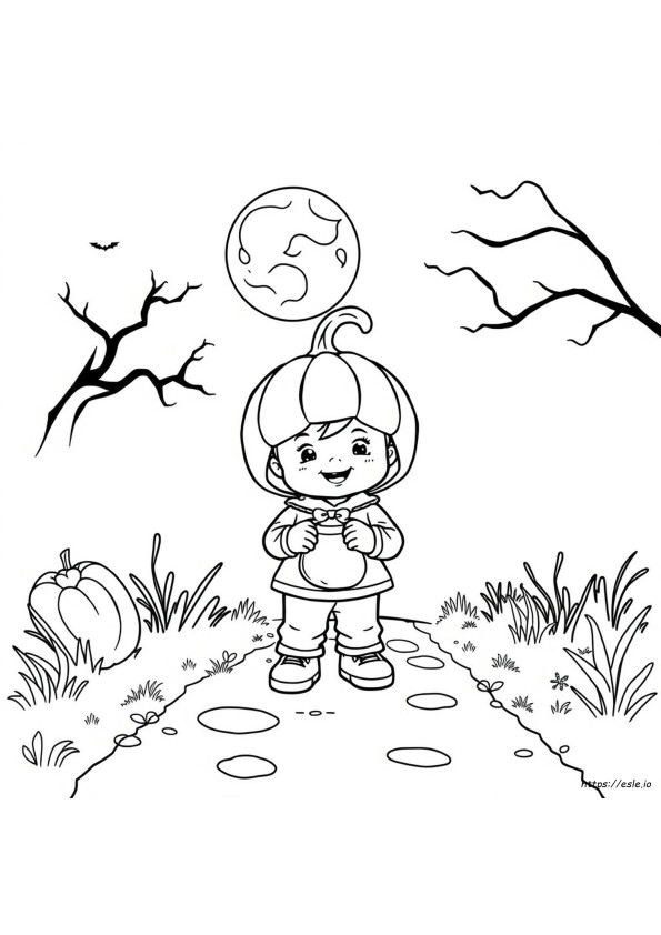 Gambar Mewarnai Halloween Untuk Balita Yang Dapat Dicetak