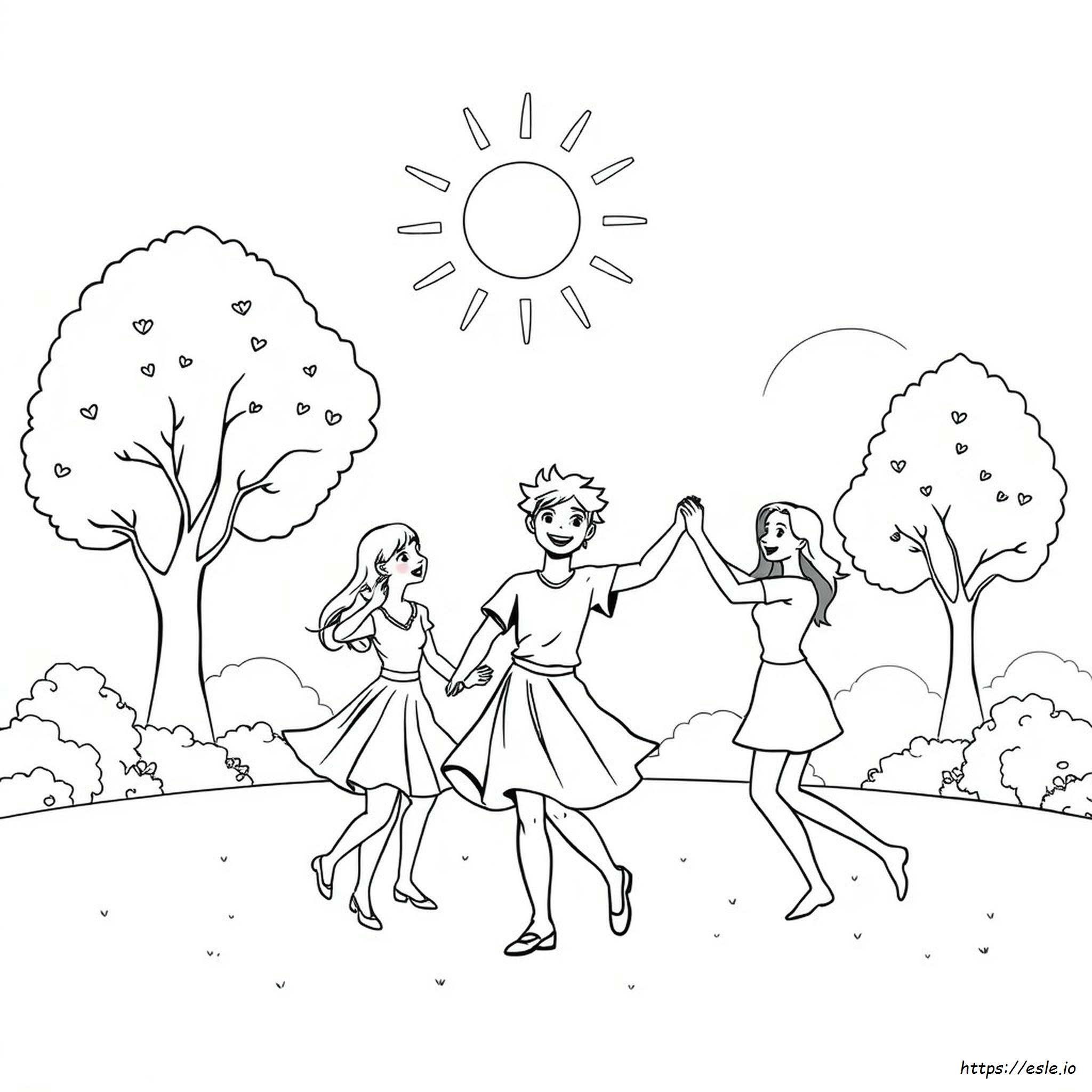 Dance Coloring Pages For Kids