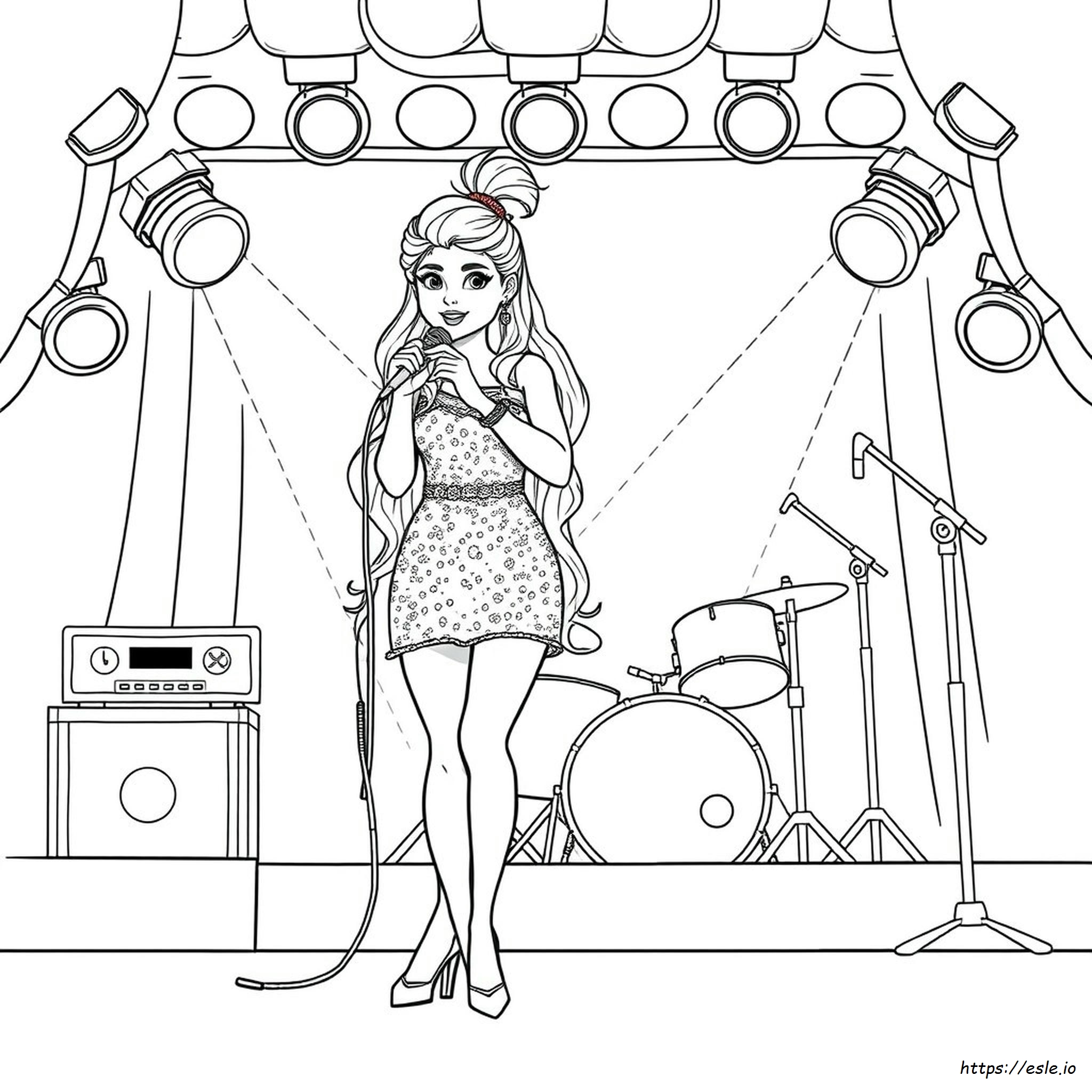 Ariana Grande Wicked Movie Coloring Pages