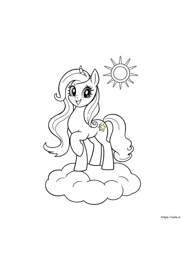Disegni Da Colorare My Little Pony Principessa Celestia