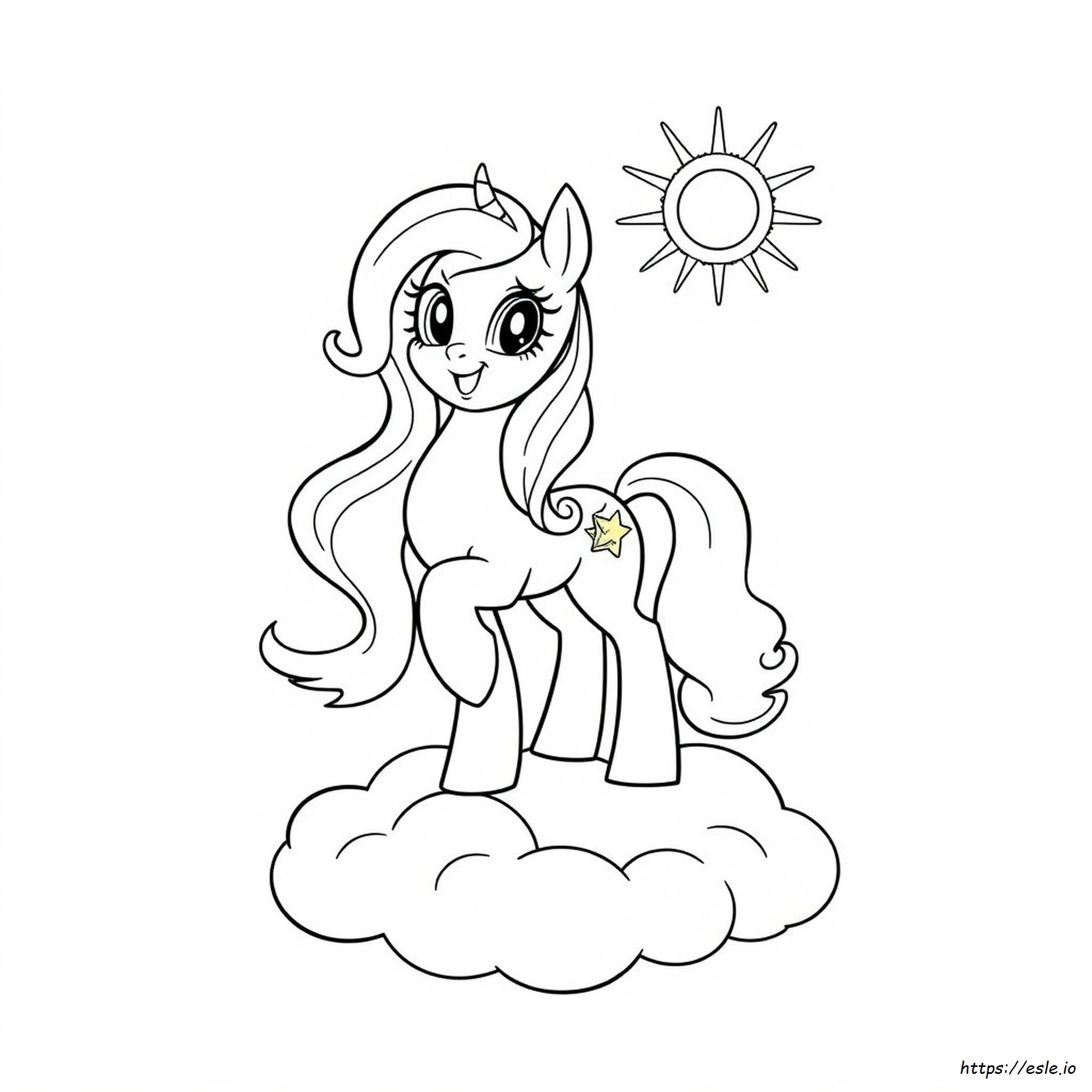 Coloriage Mon Petit Poney Princesse Celestia