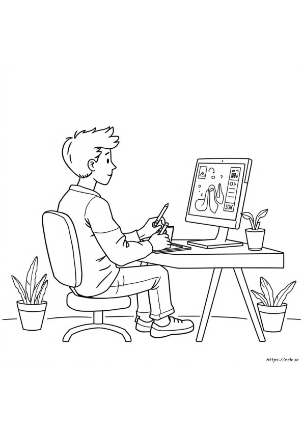 Gambar Digital Untuk Mewarnai Dewasa