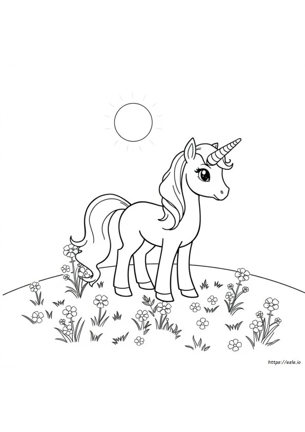 My Little Pony Alicorn Gambar Mewarnai