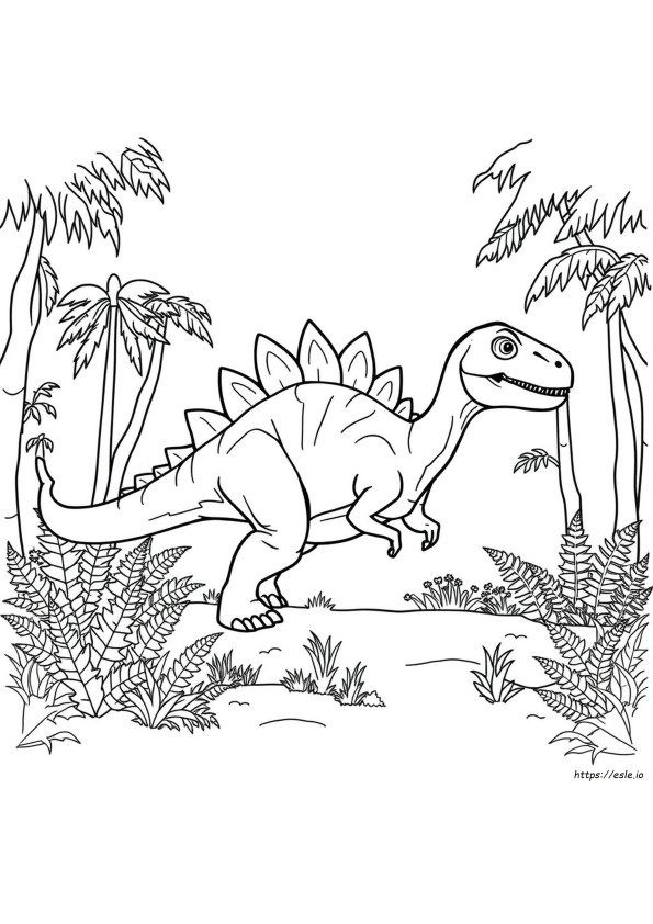 Spinosaurus Värityskuva