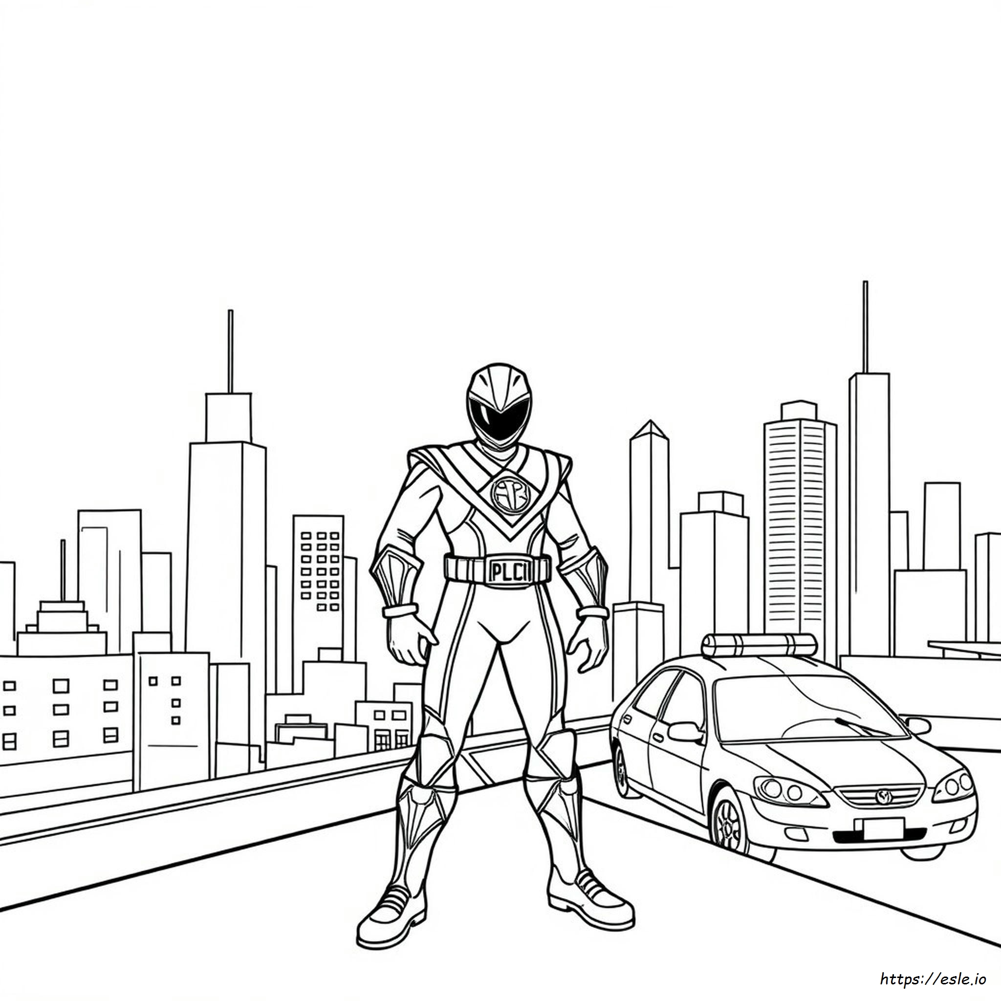 Power Ranger Da Colorare Gratis