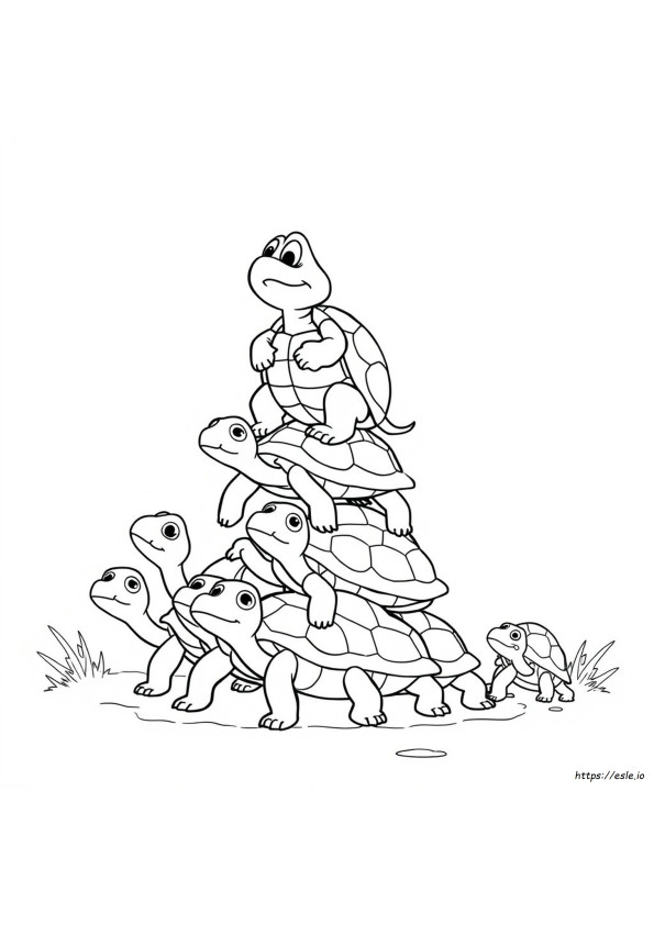 Yertle The Turtle Coloring Pages Free