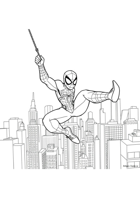 Miles Morales Colouring Book