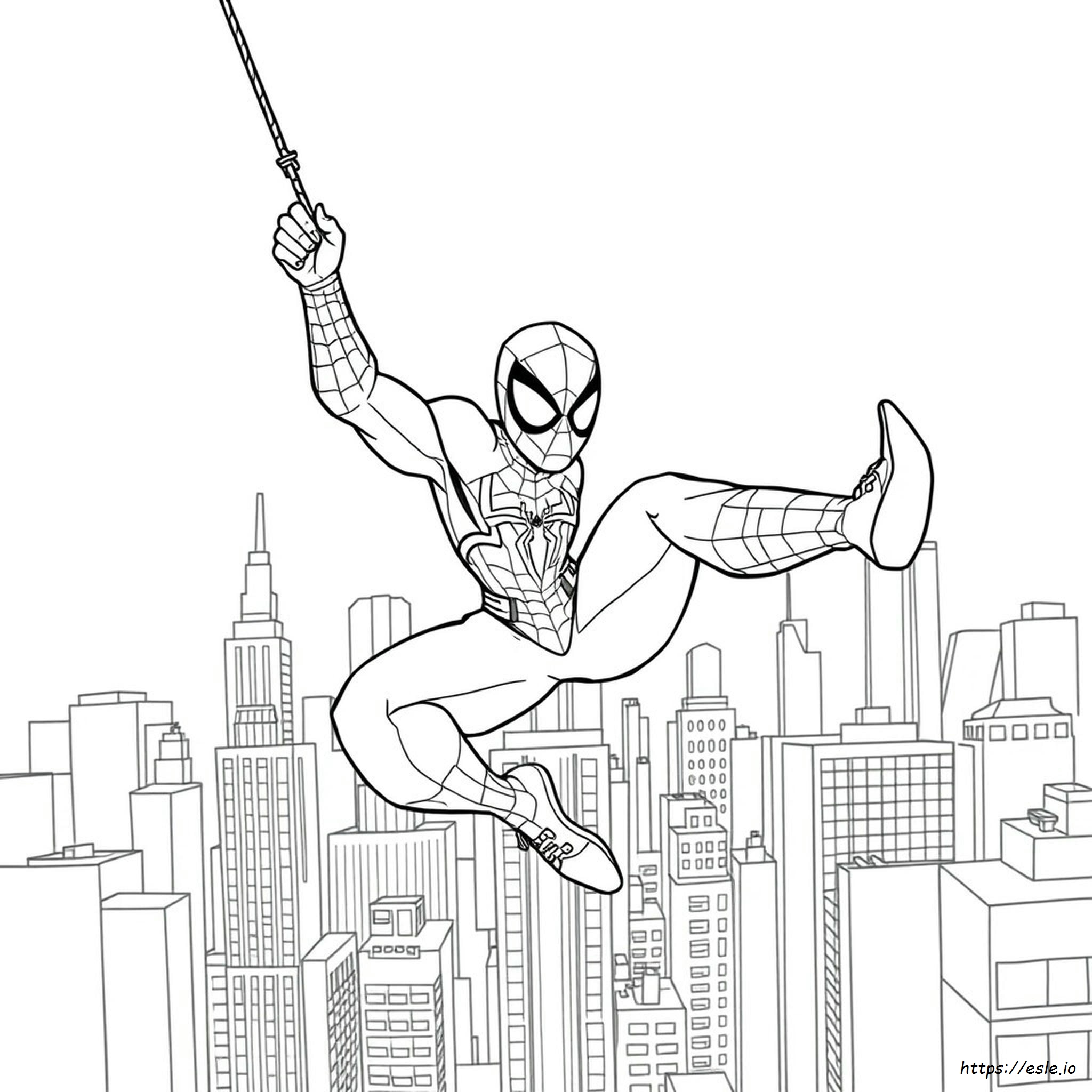 Miles Morales Colouring Book