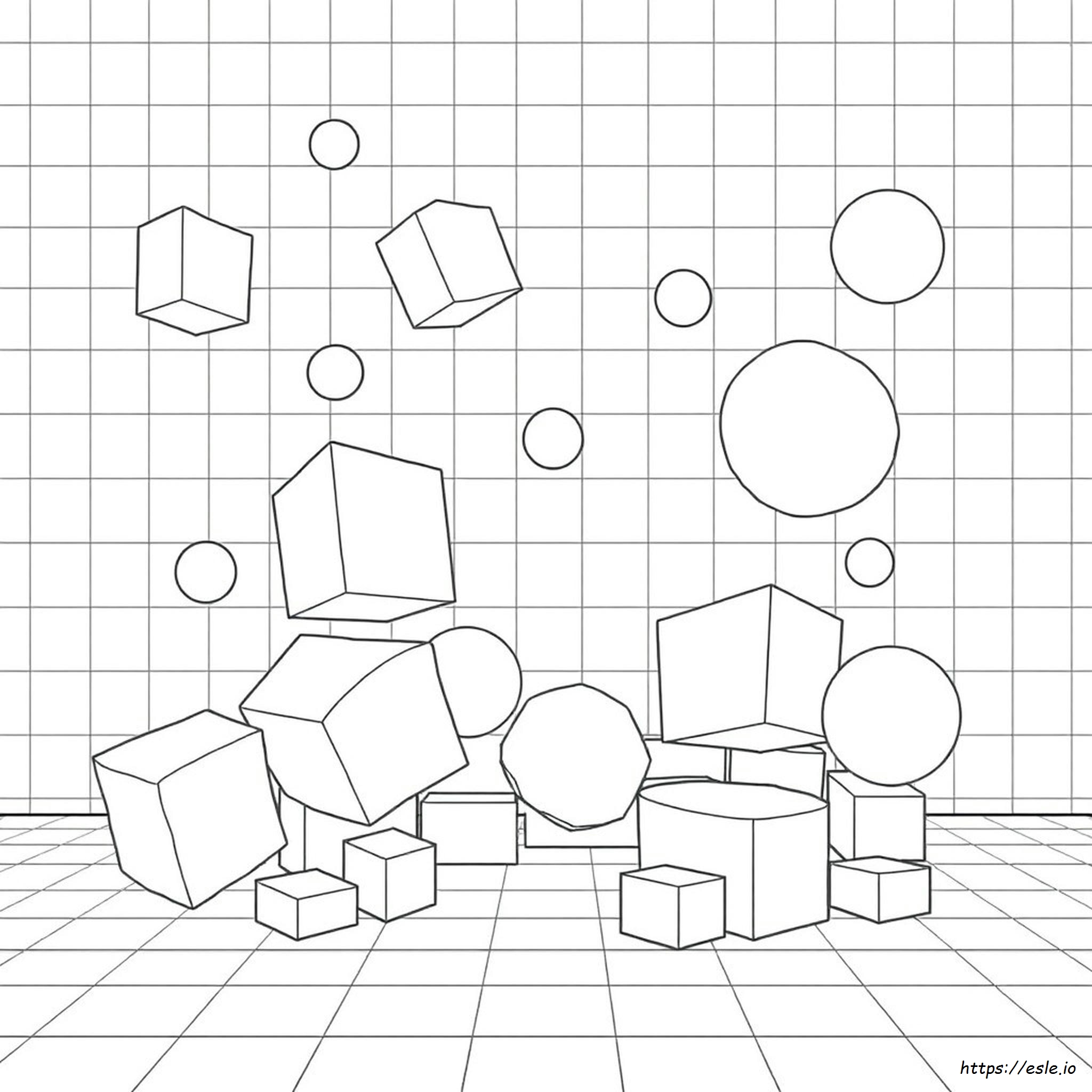 Dibujos Para Colorear Mundo 3D