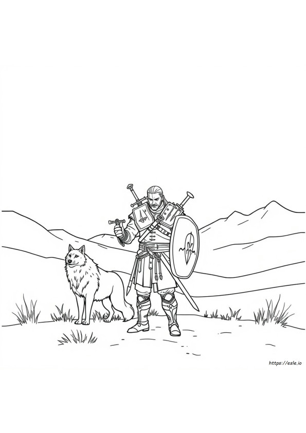 The Witcher Ausmalbilder