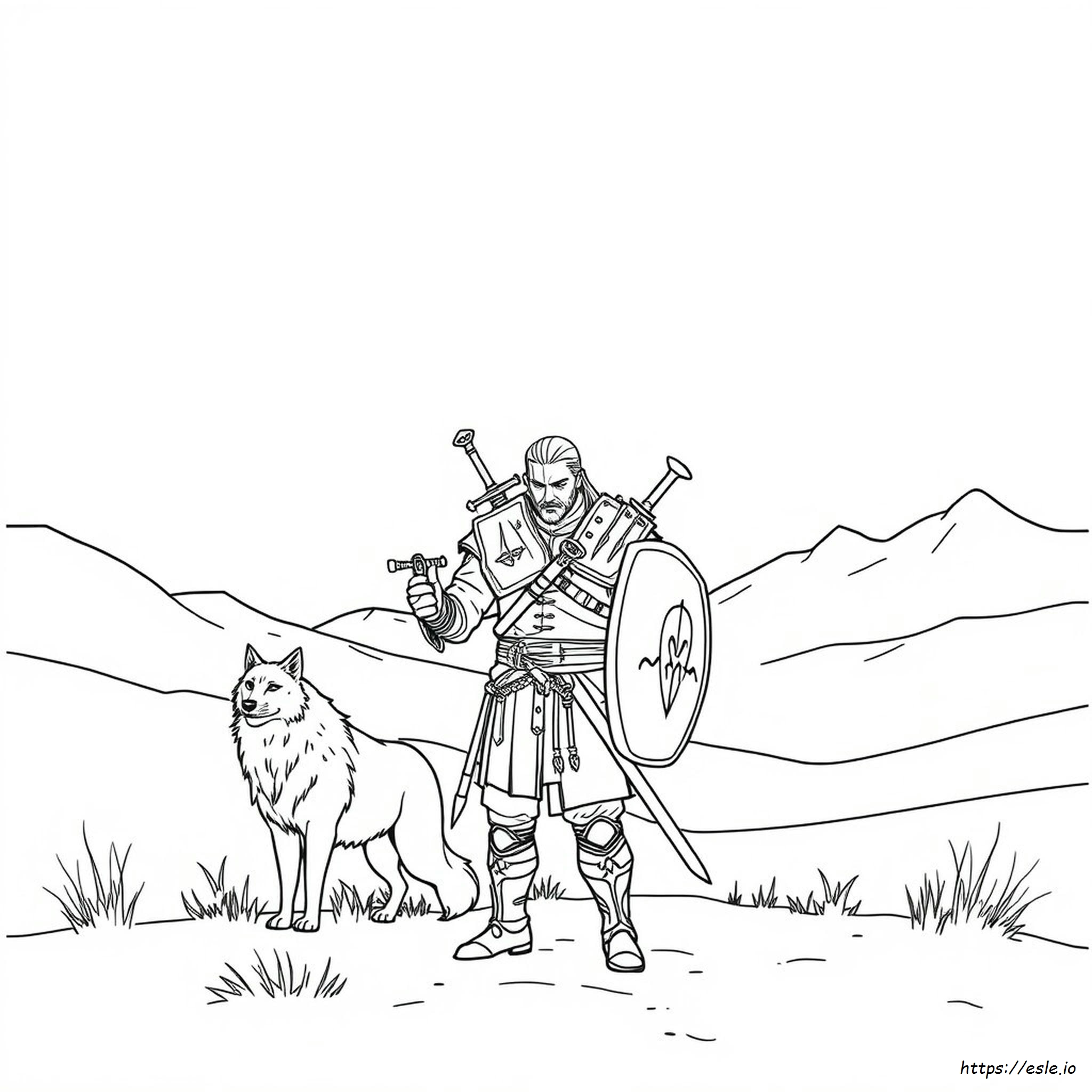 Pagine Da Colorare The Witcher