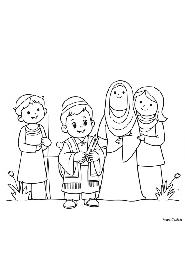 Gambar Mewarnai Upsherin