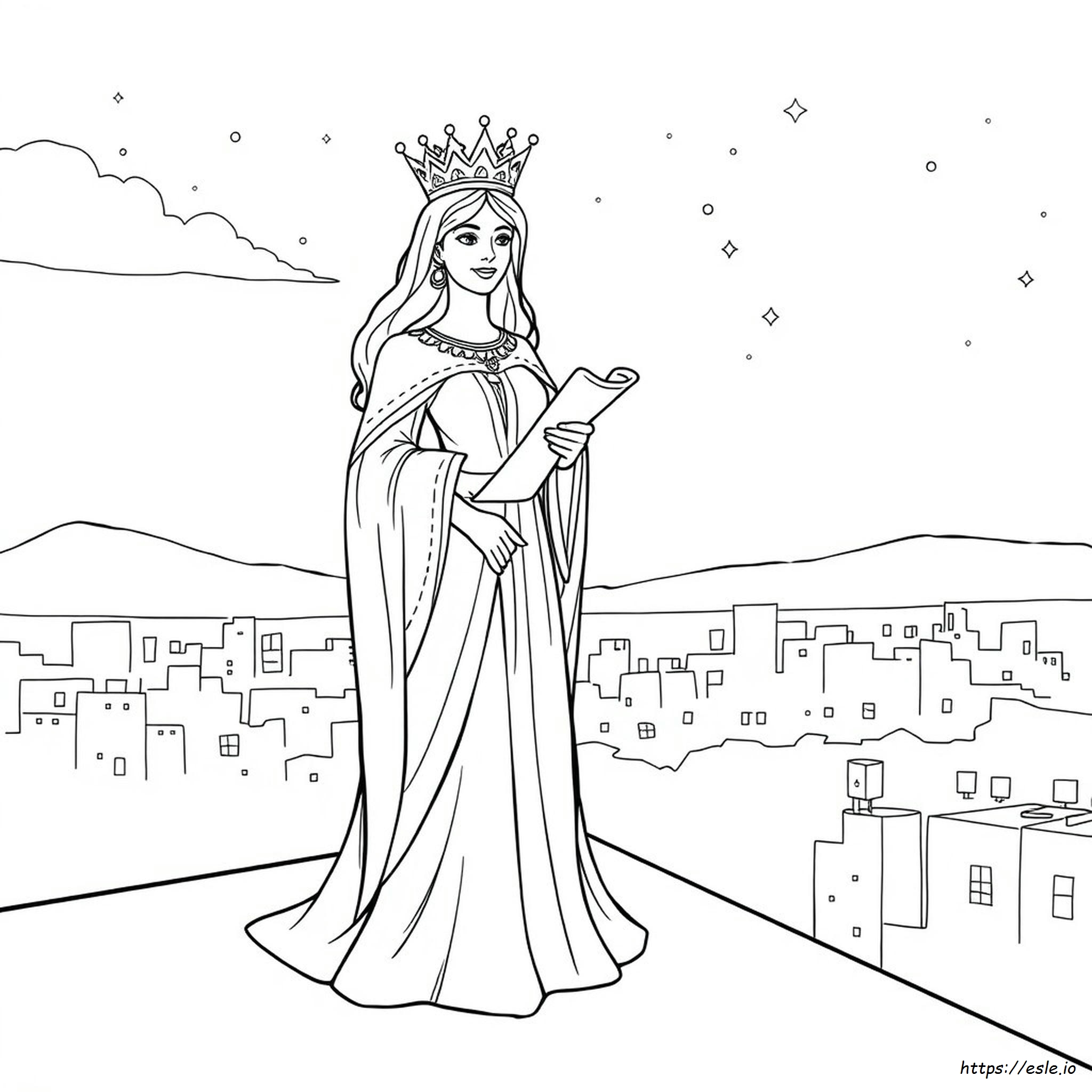 Printable Esther Coloring Pages