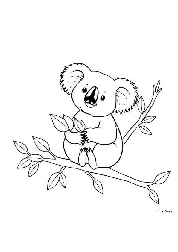 Yazdırılabilir Koala Boyama Sayfaları