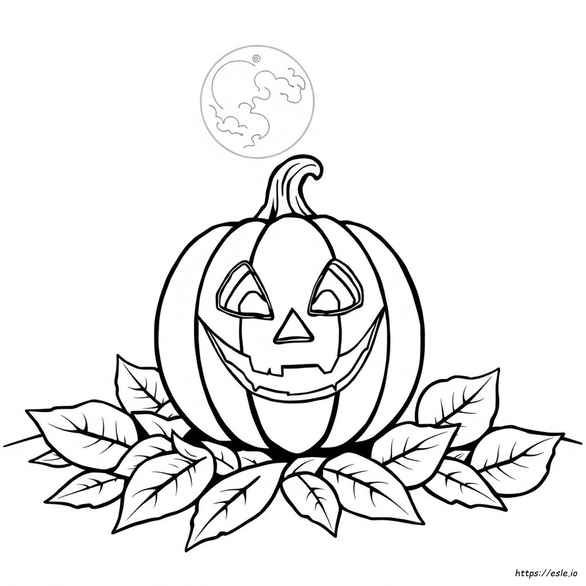 Jack O Lantern Pumpkin Coloring Pages