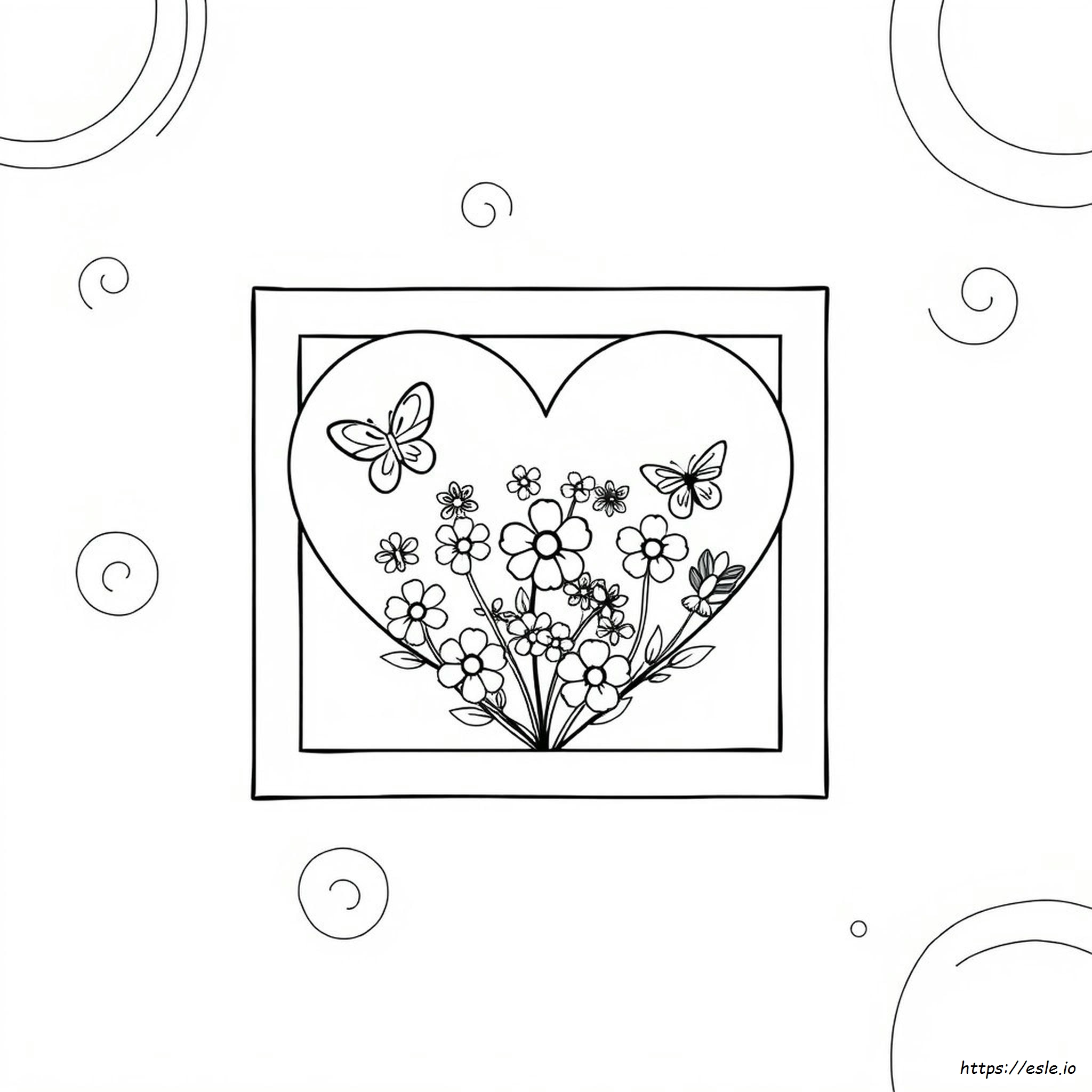 Heart Coloring Pages For Kindergarten