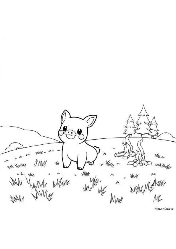 Tepig Pokemon Gambar Mewarnai