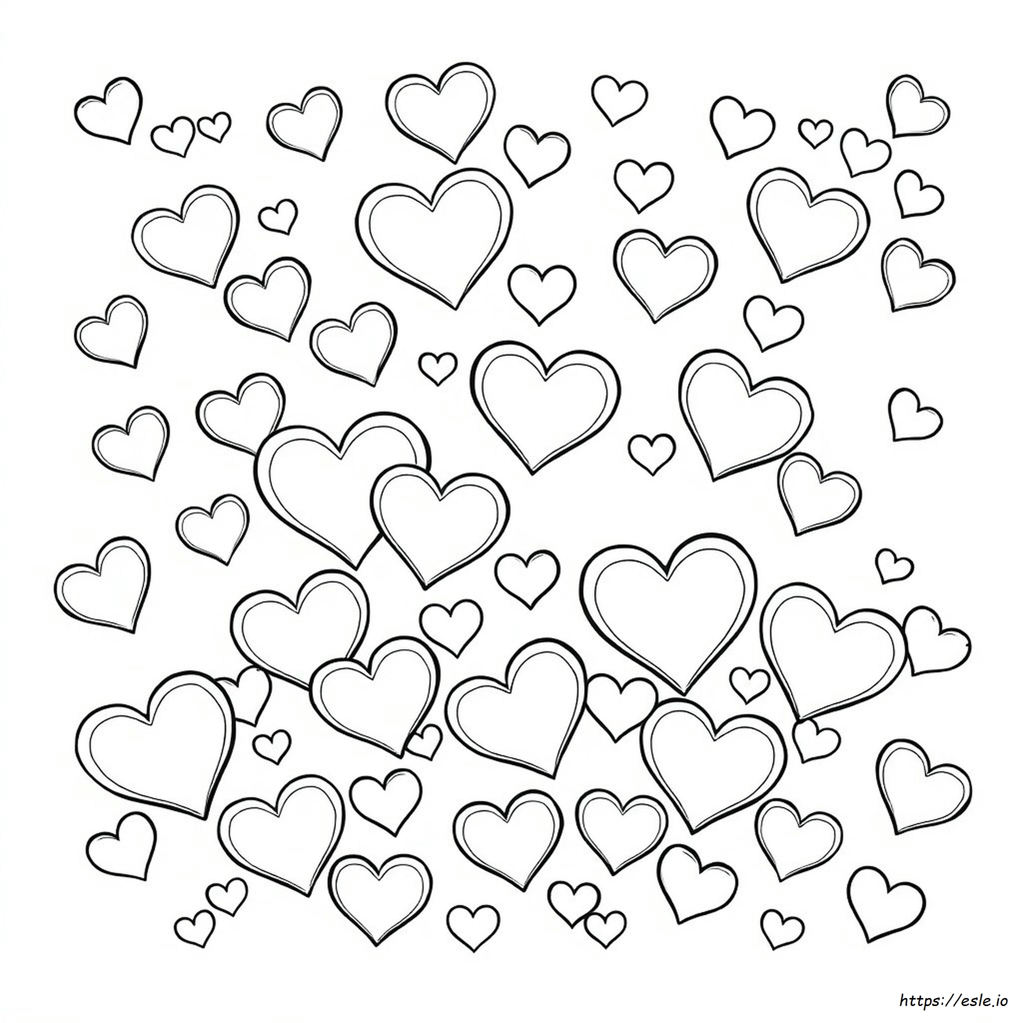 Love Hearts Colouring In