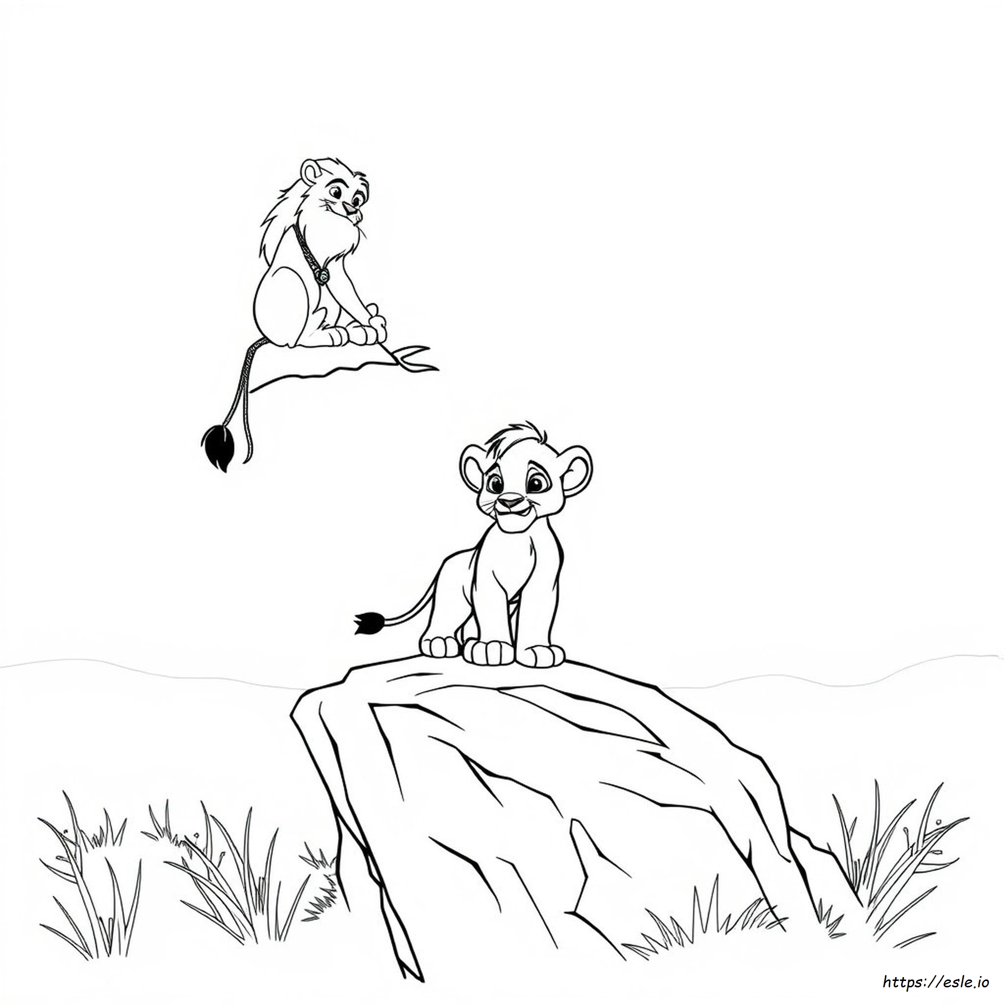Lion King Simba Coloring Pages