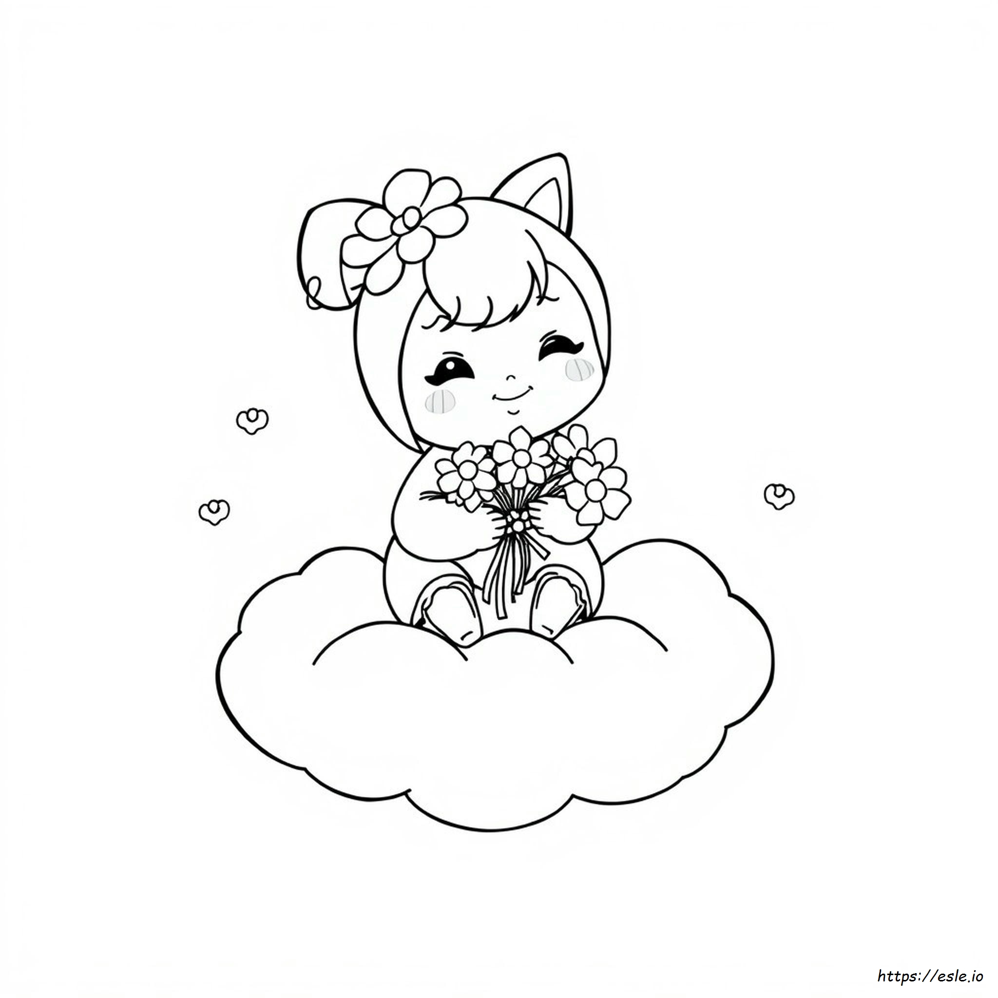 Nezuko Coloring Pages Cute