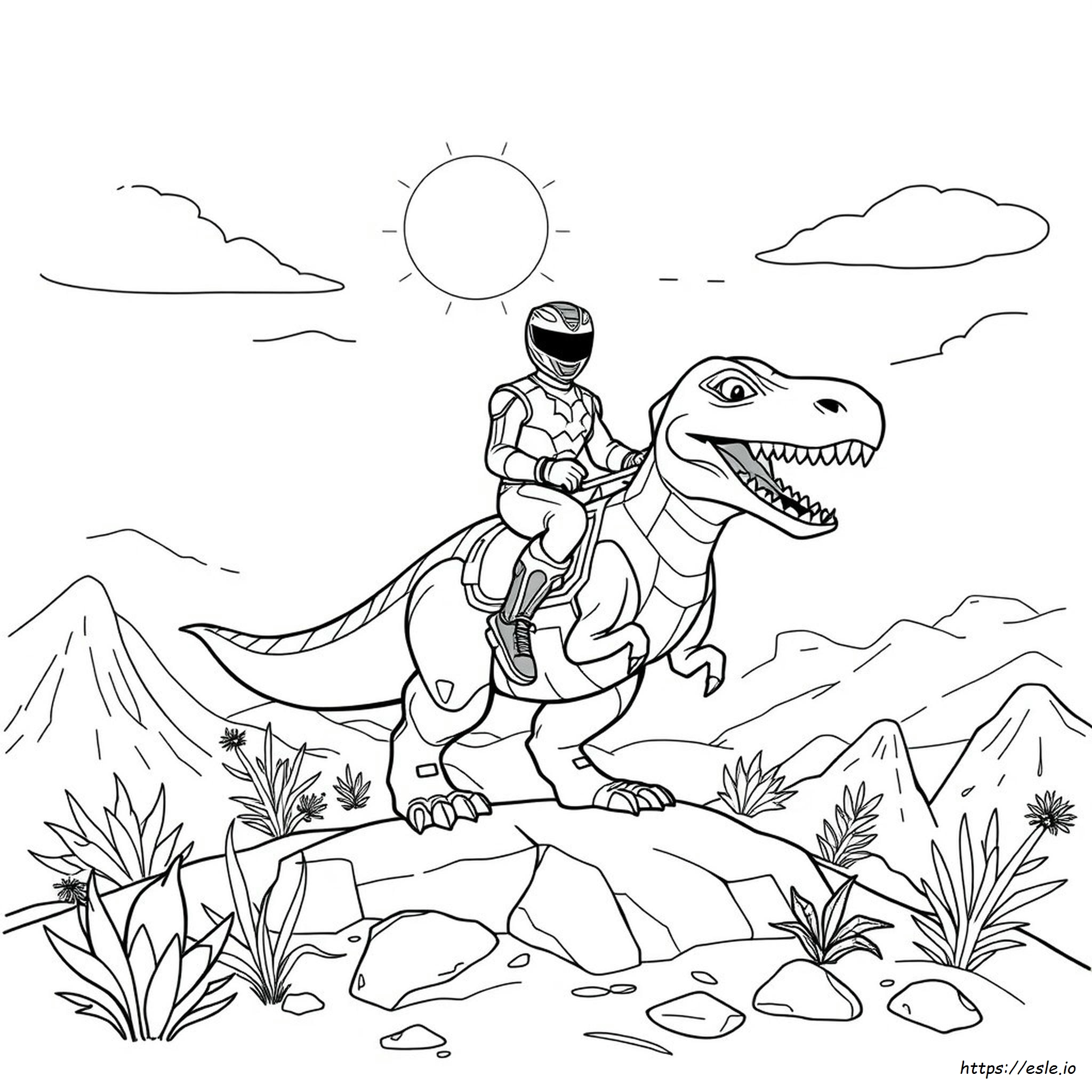 Power Rangers Dino Charge Dino Fury: Disegni Da Colorare