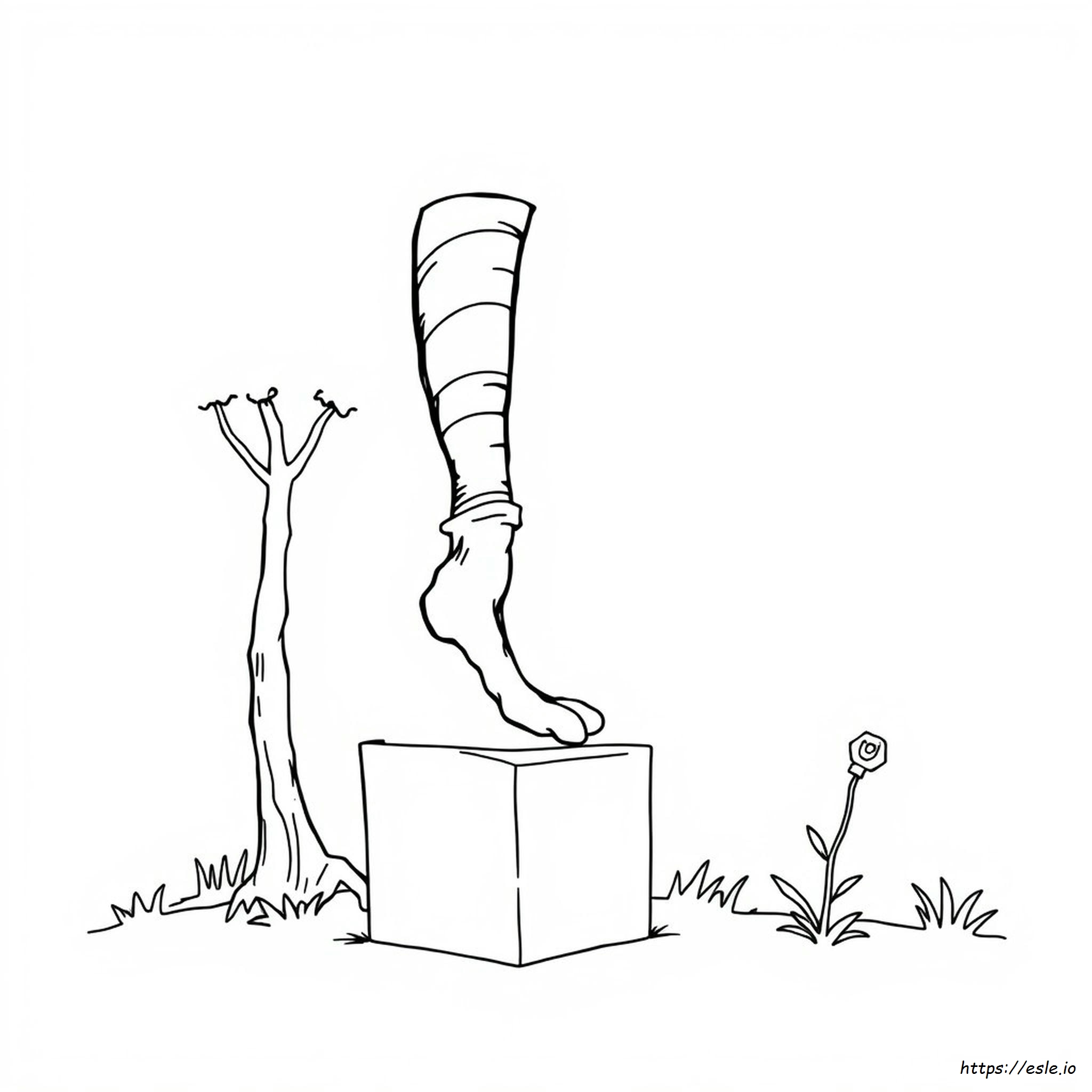 Páginas Para Colorear De Dr. Seuss El Libro De Los Pies