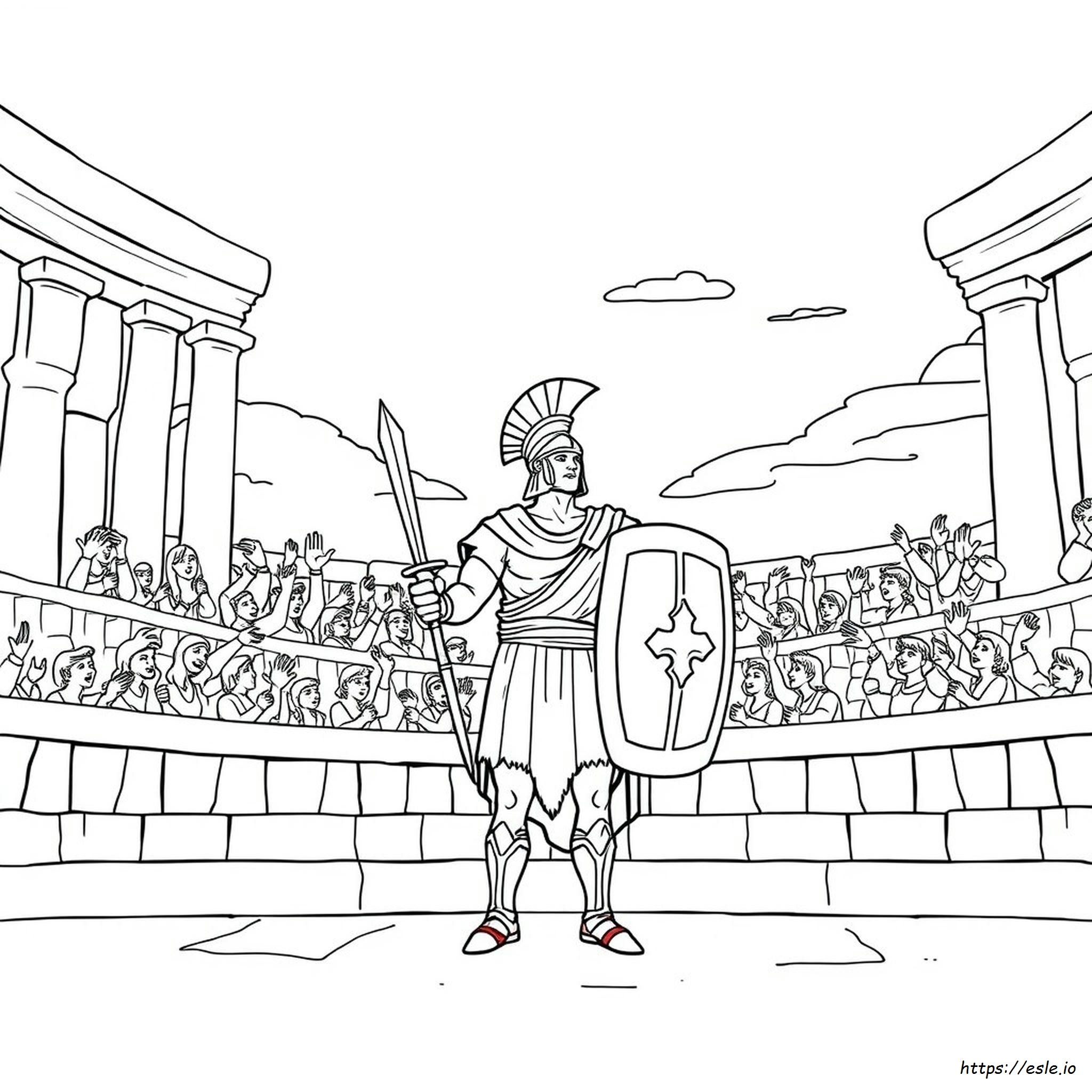 Roman Colouring Pages