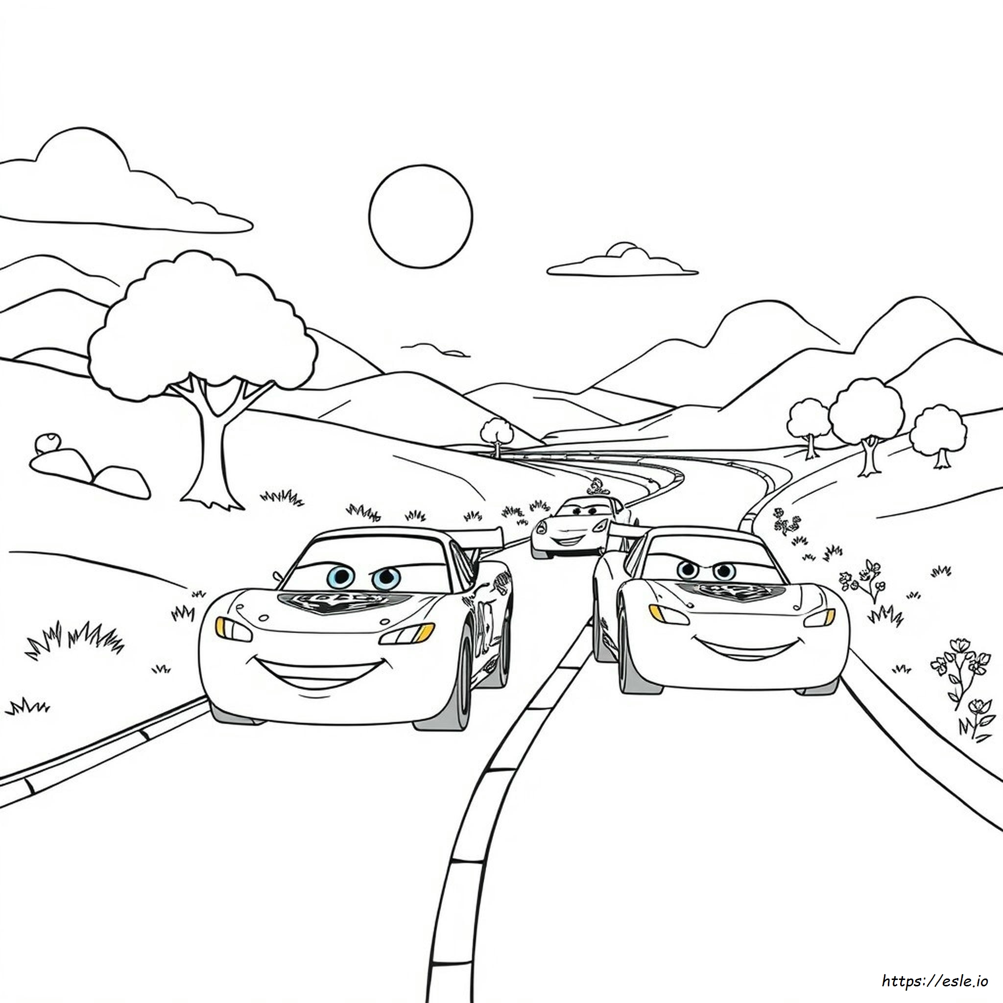 Pixar Cars Coloring Book