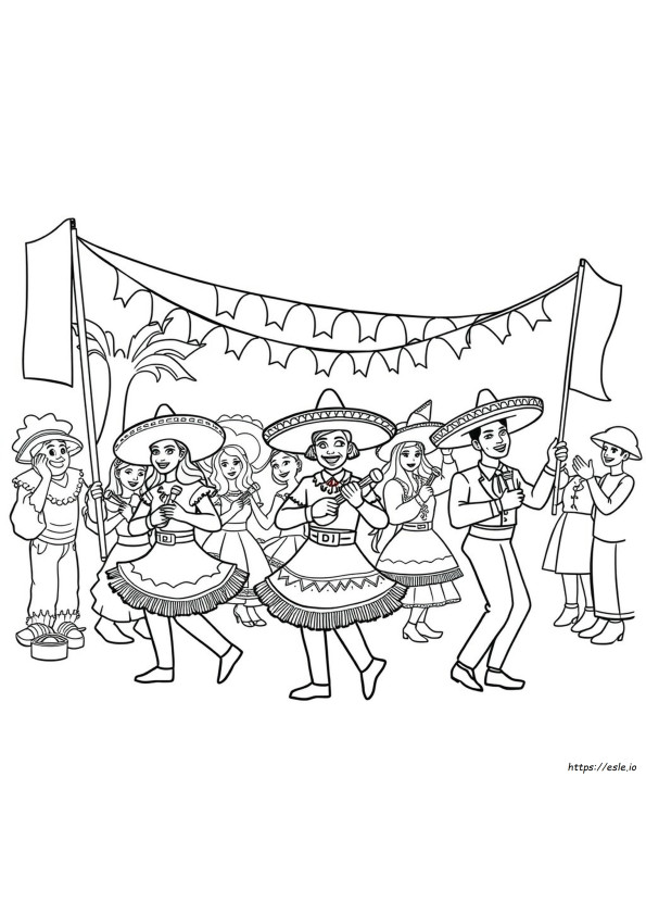 Mexican Heritage Coloring Pages