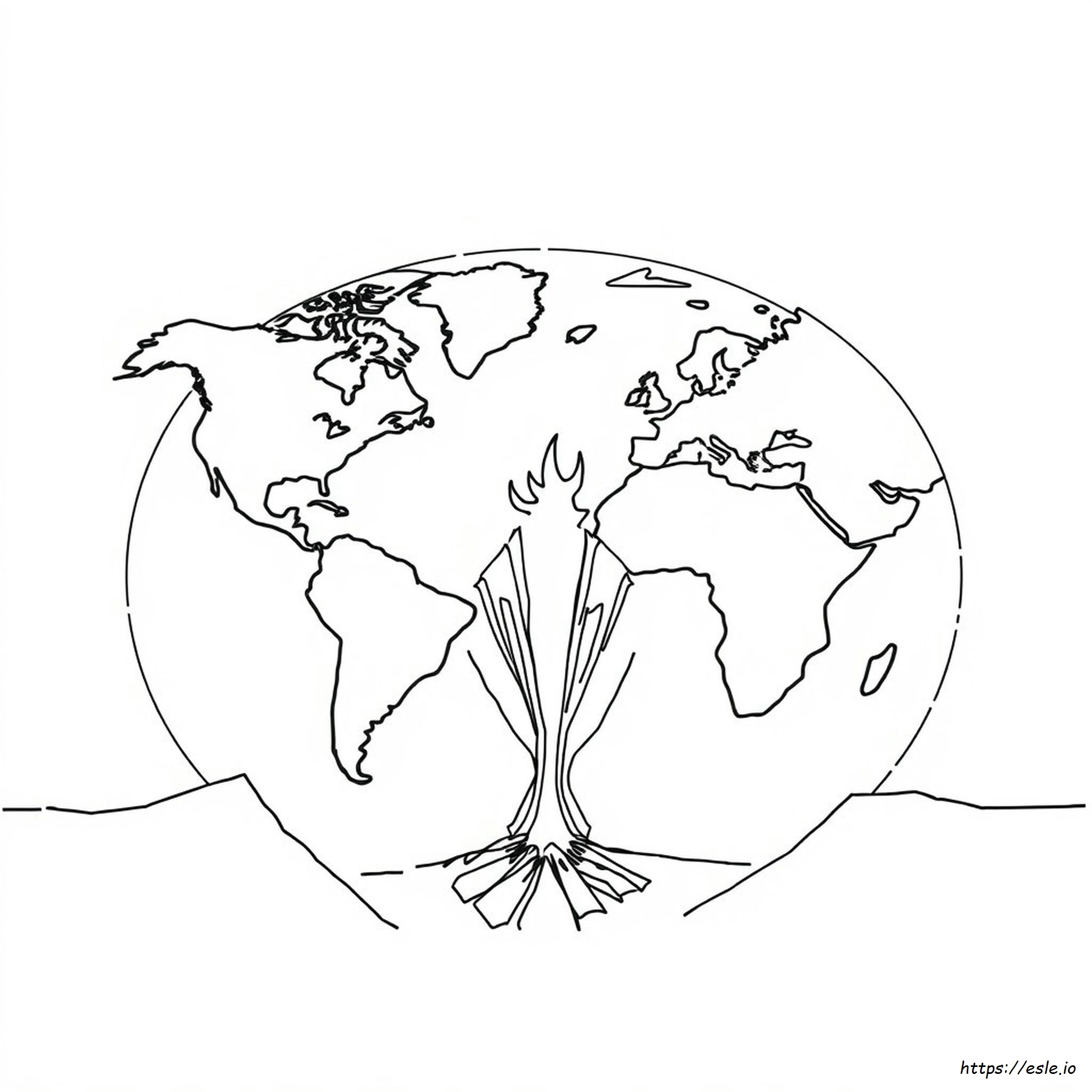 Continental Drift Coloring Pages