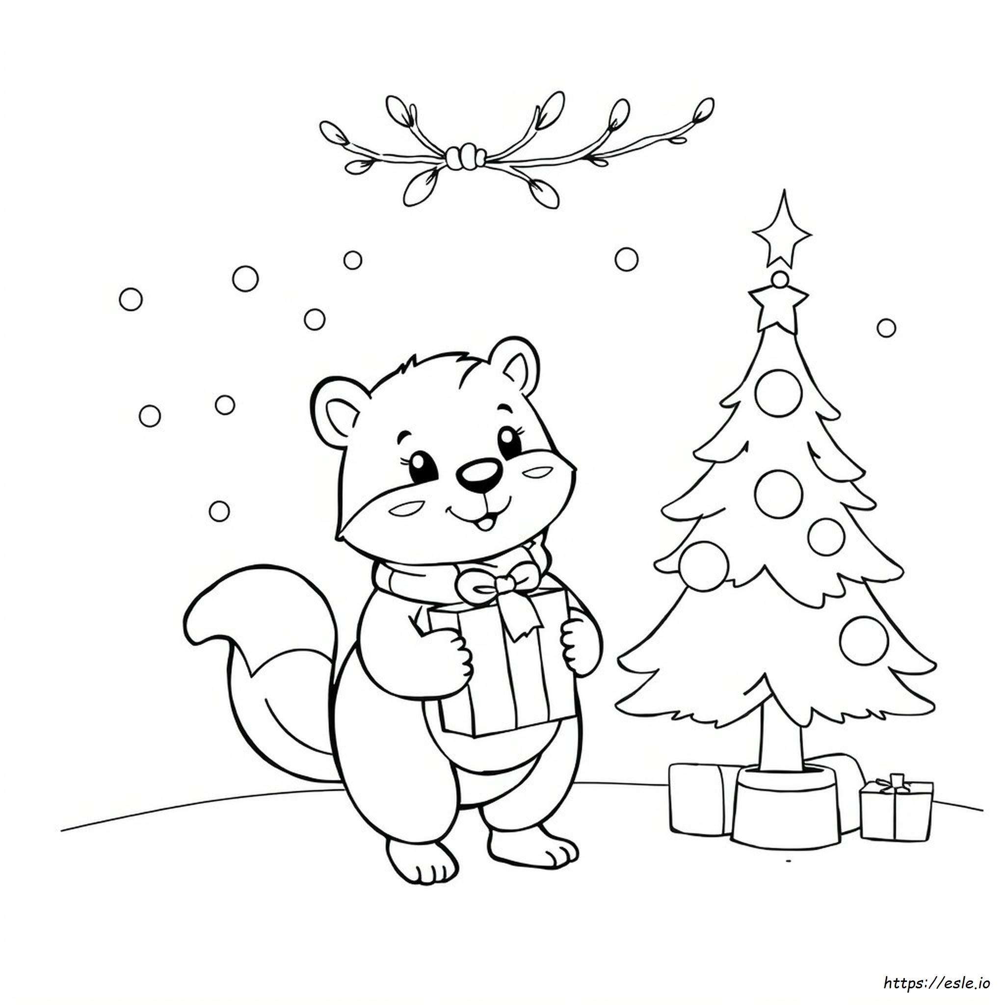 Animales Navideños Para Colorear