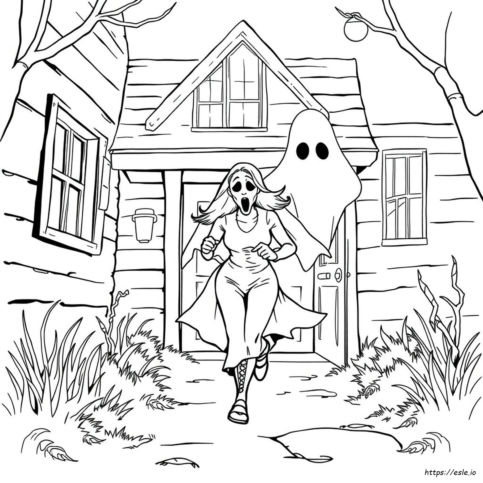 Páginas Para Colorear De La Película Scream