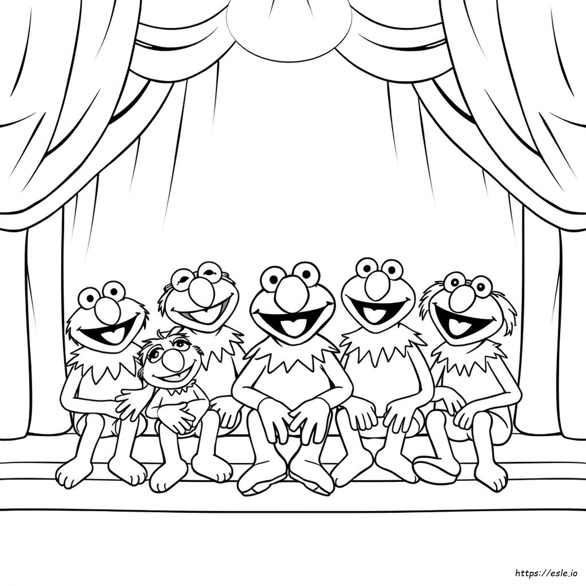 Disegni Da Colorare Dei Muppets