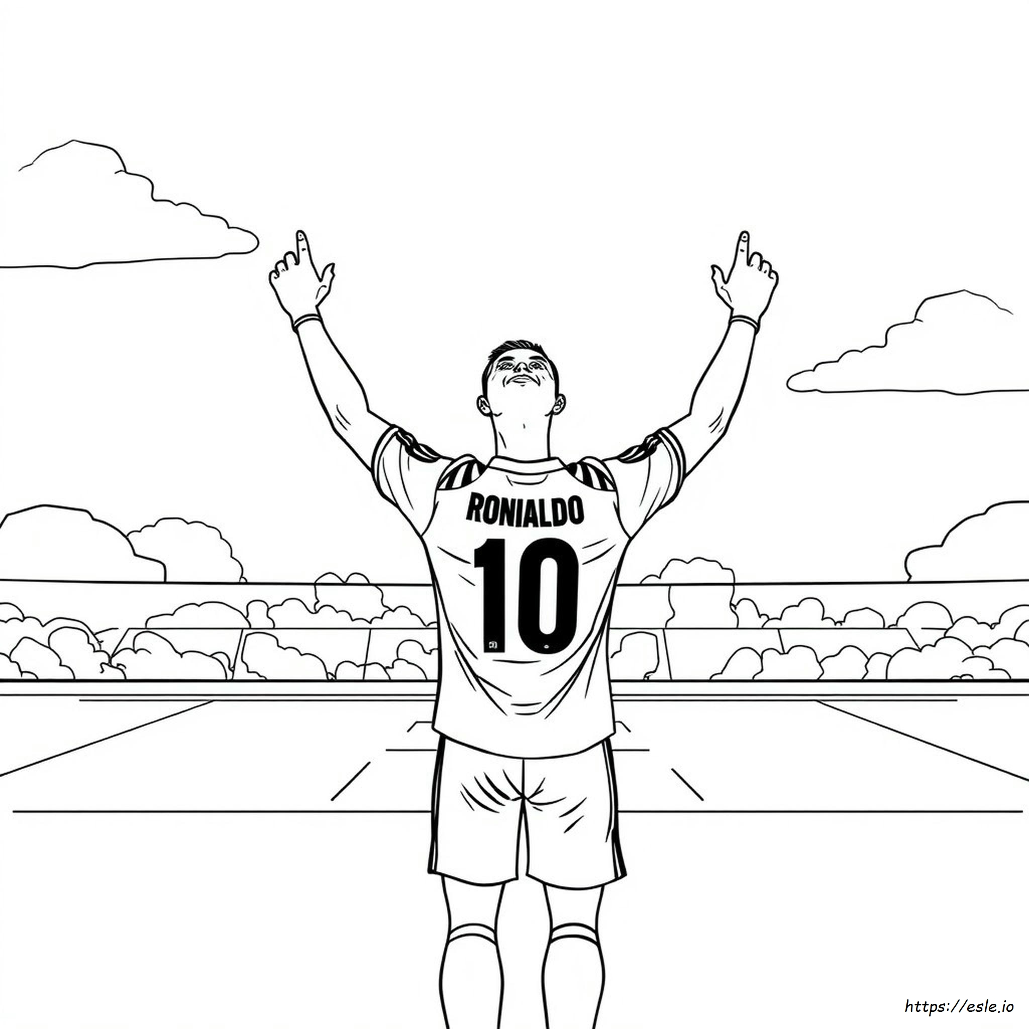 Dibujos Para Colorear De Cristiano Ronaldo Juventus