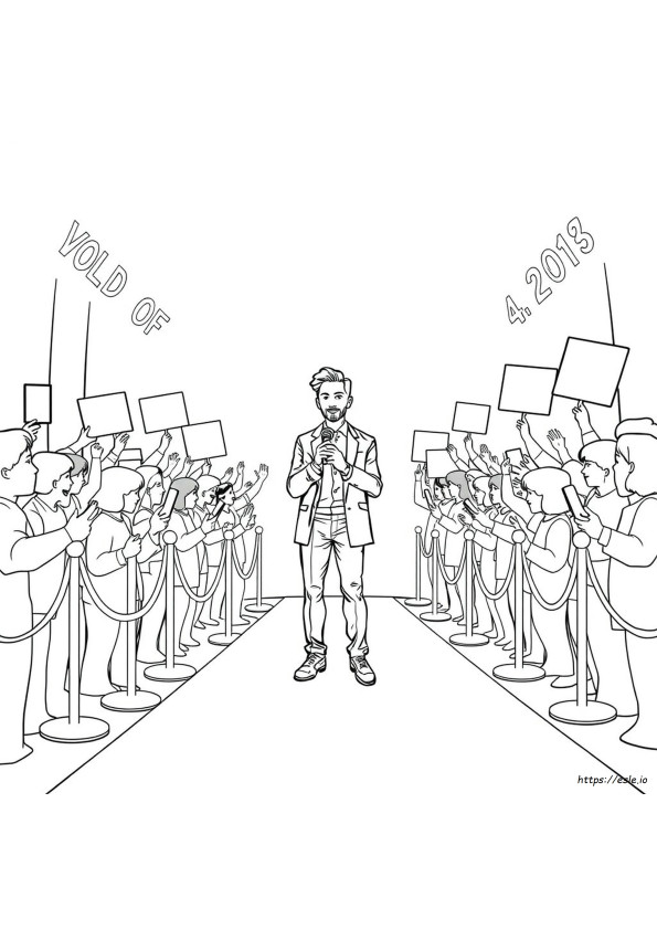 Coloriages De Célébrités Réalistes À Imprimer