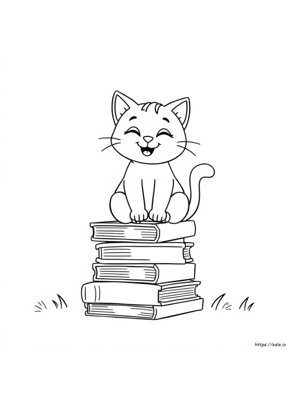 Gambar Mewarnai Kartun Kucing Dibujo