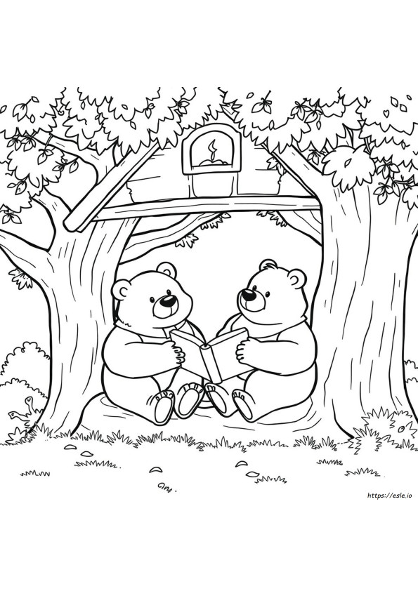 Berenstain Bears Gambar Mewarnai