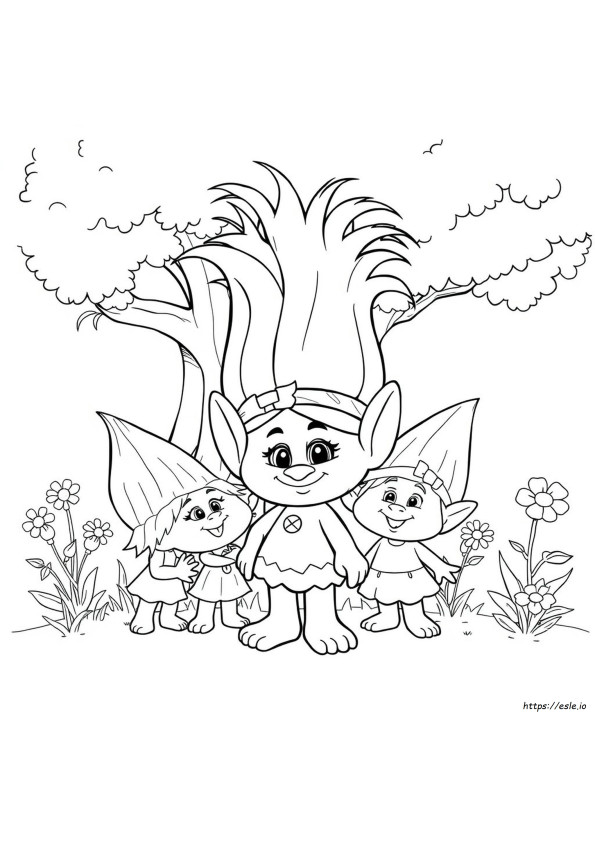 Trolls Poppy Mewarnai