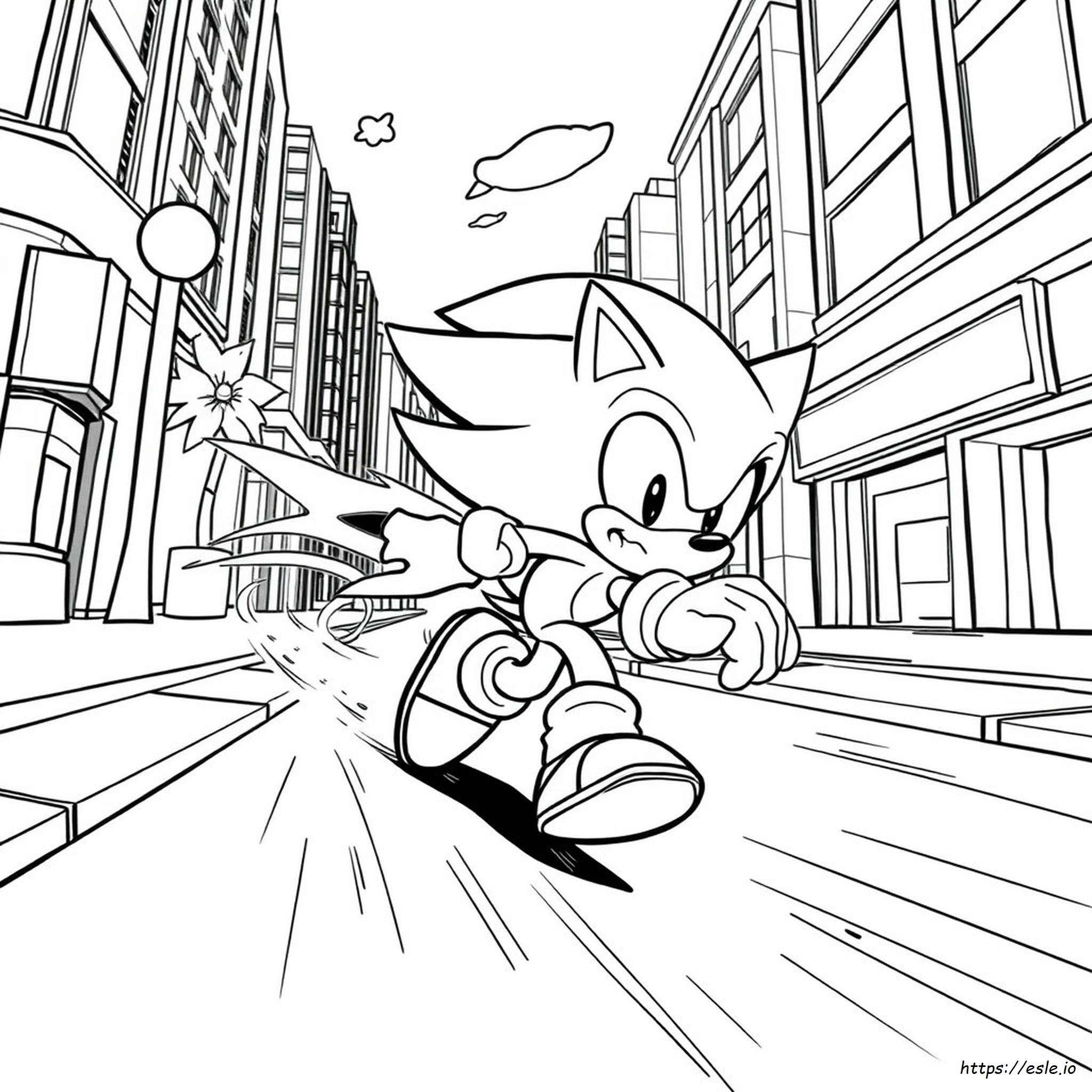 Disegni Da Colorare Di Sonic Mania Da Stampare