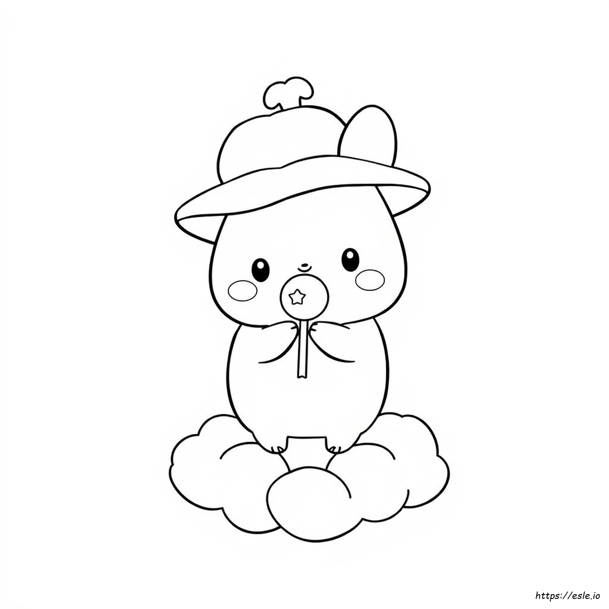 Pompompurin Colouring Pages