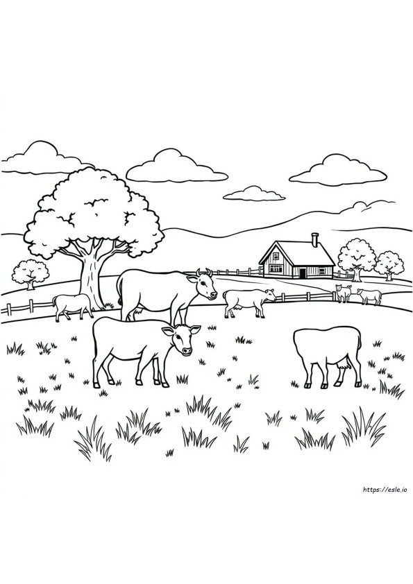 Printable Realistic Farm Animal Coloring Pages